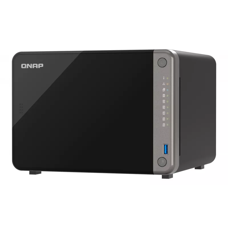 QNAP TS-AI642-8G Serwer NAS/magazynowania Wieża ARM Cortex-A76 8 GB Czarny
