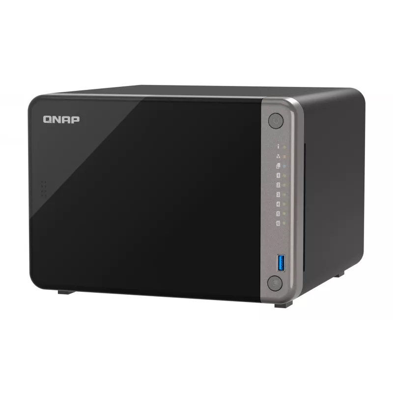 QNAP TS-AI642-8G Serwer NAS/magazynowania Wieża ARM Cortex-A76 8 GB Czarny
