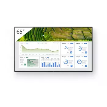 Sony FW-65BZ30L Wyświetlacz sygnalizacyjny Cyfrowy panel płaski 165,1 cm (65 cali) LCD Wi-Fi 440 cd/m² 4K Ultra HD Czarny Android 24/7