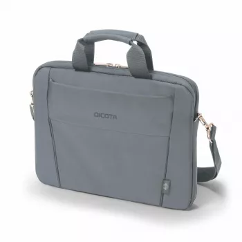 DICOTA Eco cienki Case Base - etui na notebook 11-12.5 cala - szare / poliester 300d z recyklingowanego PET