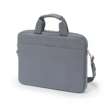 DICOTA Eco cienki Case Base - etui na notebook 11-12.5 cala - szare / poliester 300d z recyklingowanego PET