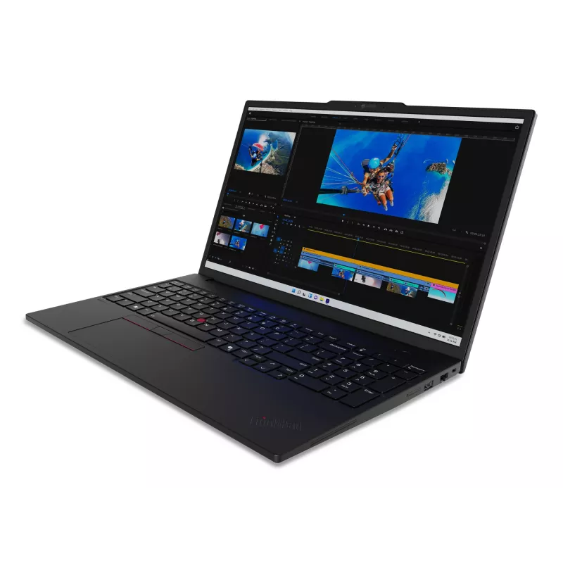 Lenovo ThinkPad P16s Gen 3 (Intel) Intel Core Ultra 7 155H Stacja robocza mobilna 40,6 cm (16 cali) WUXGA 32 GB DDR5-SDRAM 1 TB SSD Wi-Fi 6E (802.11ax) Windows 11 Pro niemiecki Czarny