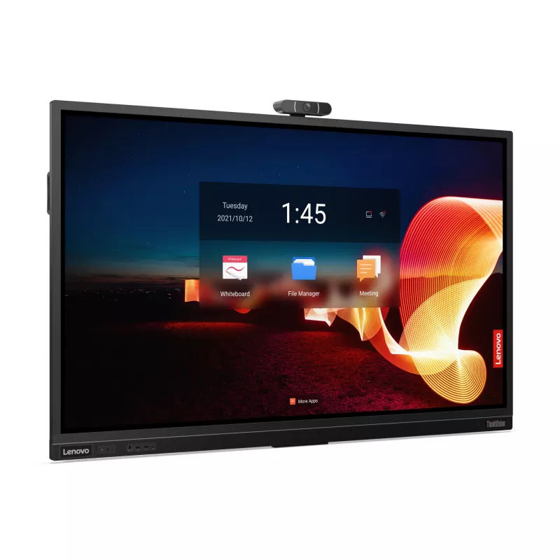 Monitor komputerowy Lenovo ThinkVision T75 190,5 cm (75 cali) 3840 x 2160 pikseli 4K Ultra HD LED Dotykowy Czarny
