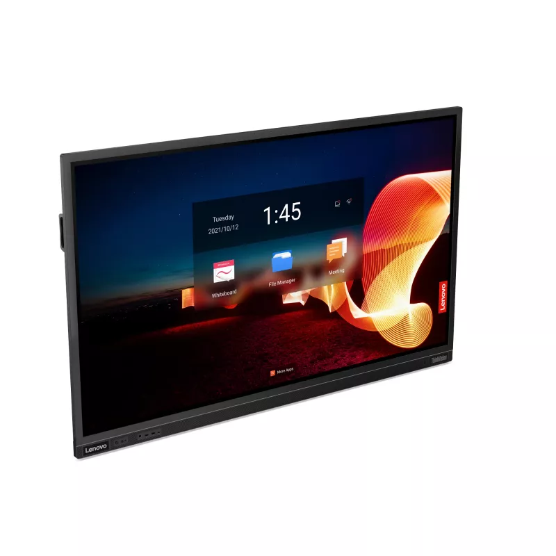 Monitor komputerowy Lenovo ThinkVision T75 190,5 cm (75 cali) 3840 x 2160 pikseli 4K Ultra HD LED Dotykowy Czarny