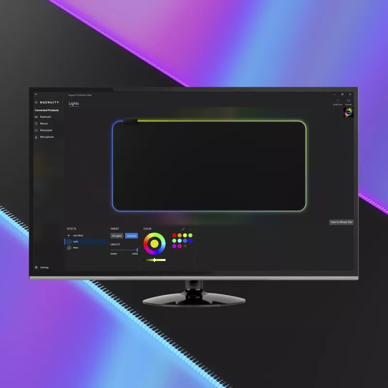 HyperX Pulsefire Mat - podkładka pod mysz gamingową - materiałowa (2XL)