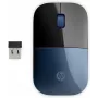Mysz bezprzewodowa HP Z3700, niebieska, oburęczna, optyczna, RF, 1200 DPI