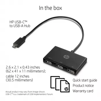 HP USB-C do USB-A Hub