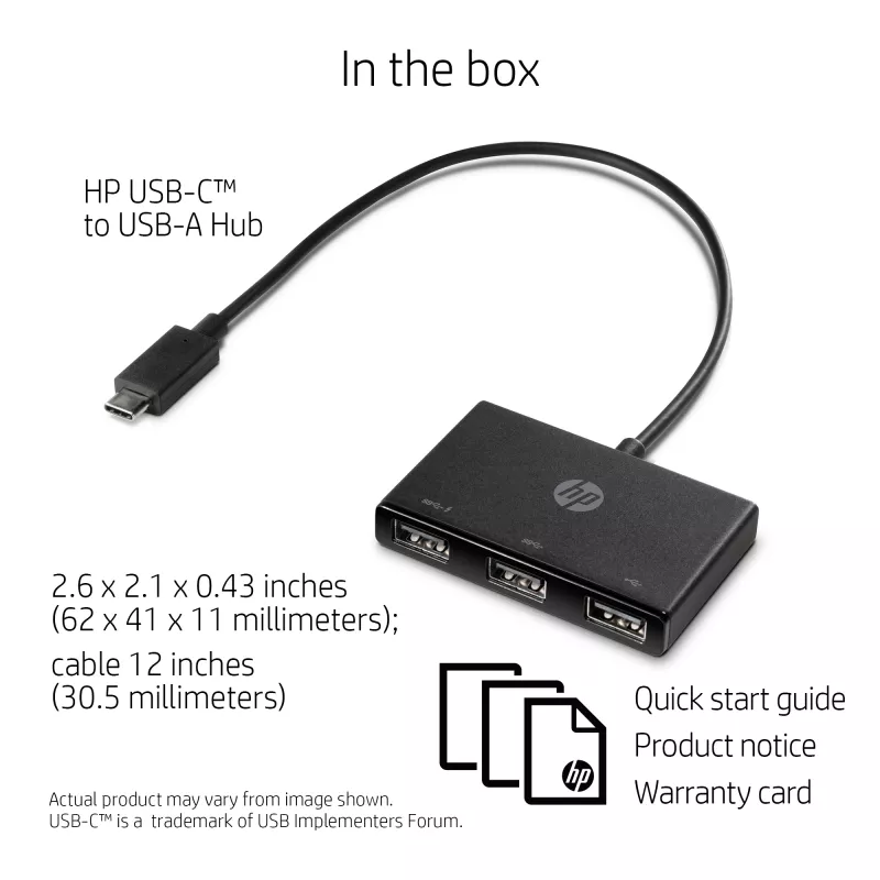 HP USB-C do USB-A Hub