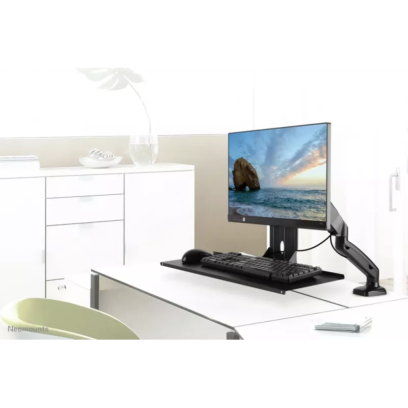 Neomounts KEYB-V200Czarny półka na klawiaturę/mysz montaż VESA - szer. 65 cm