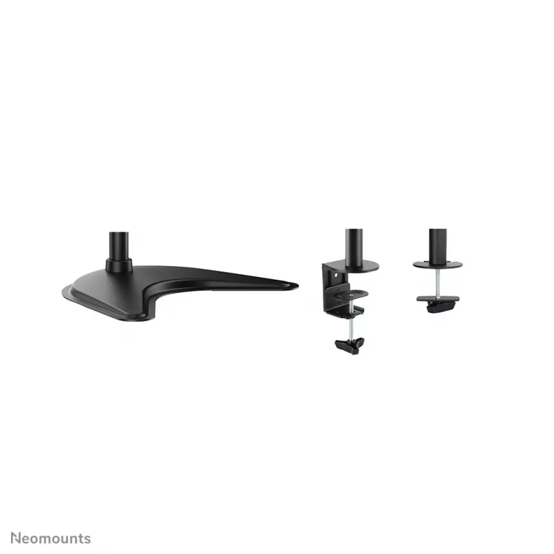 Uchwyt do monitora Neomounts NM-D335DBLACK 10-27 cali, Zacisk/Wolnostojący/Grommet, 8 kg, 25,4 cm (10 cali), 68,6 cm (27 cali), 100 x 100 mm, Czarny
