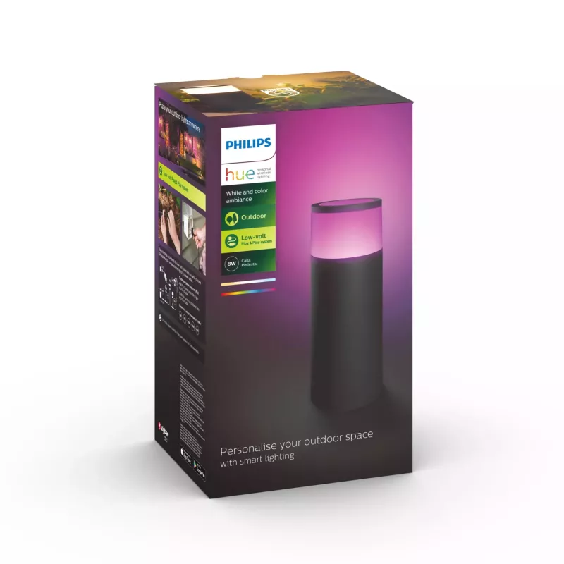 Philips Hue biały and colour ambience Calla Outdoor pedestal