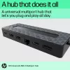 HP Universal USB-C Multiport Hub USB 3.2 Gen 1 Type-C Czarny