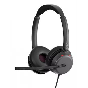 Słuchawki Lenovo 4Z21P85373 przewodowe, nauszne, biuro/call center, USB Type-C / USB Type-A, czarne