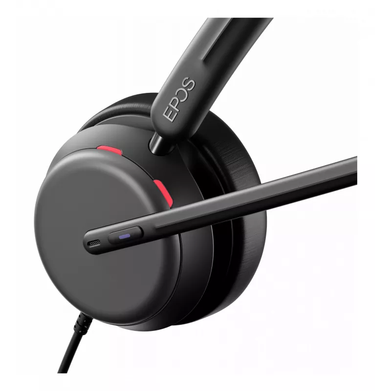 Słuchawki Lenovo 4Z21P85373 przewodowe, nauszne, biuro/call center, USB Type-C / USB Type-A, czarne