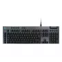 LOGITECH G915 X USB-A Przewodowa Klawiatura Gamingowa Niskoprofilowa Dotykowa Czarna Azerty Fr