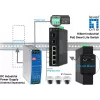 Przełącznik LevelOne Hilbert 6-portowy przemysłowy Gigabit PoE Smart Lite, 2 x SFP, 4 wyjścia PoE, 802.3at/af PoE