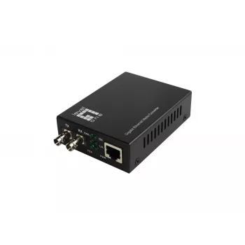 Konwerter mediów Gigabit LevelOne RJ45 na ST, światłowód jednomodowy, 1310nm, 20km