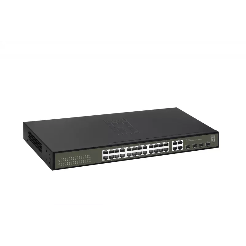 Przełącznik zarządzany LevelOne Hilbert 28-Port Gigabit Smart Lite