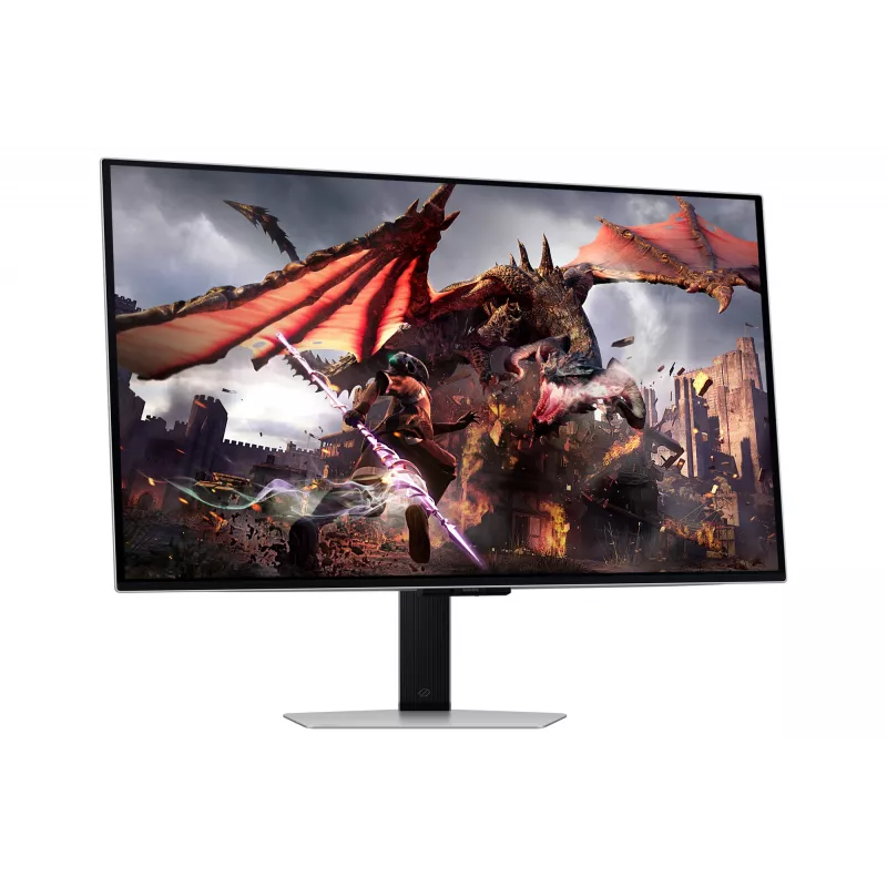 Monitor komputerowy Samsung G80SD 81,3 cm (32 cale) 3840 x 2160 4K Ultra HD OLED Srebrny