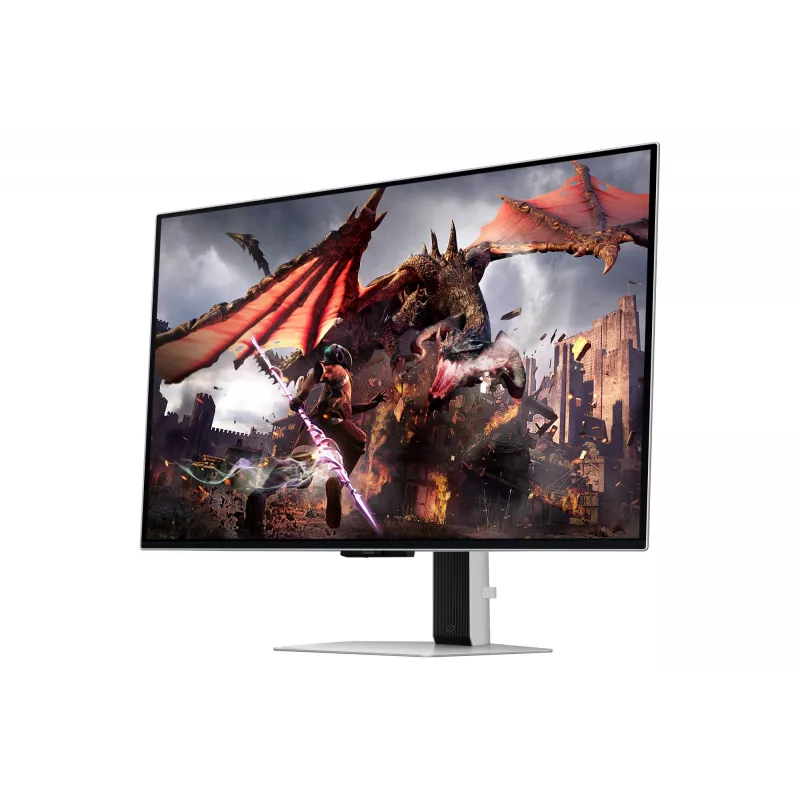 Monitor komputerowy Samsung G80SD 81,3 cm (32 cale) 3840 x 2160 4K Ultra HD OLED Srebrny