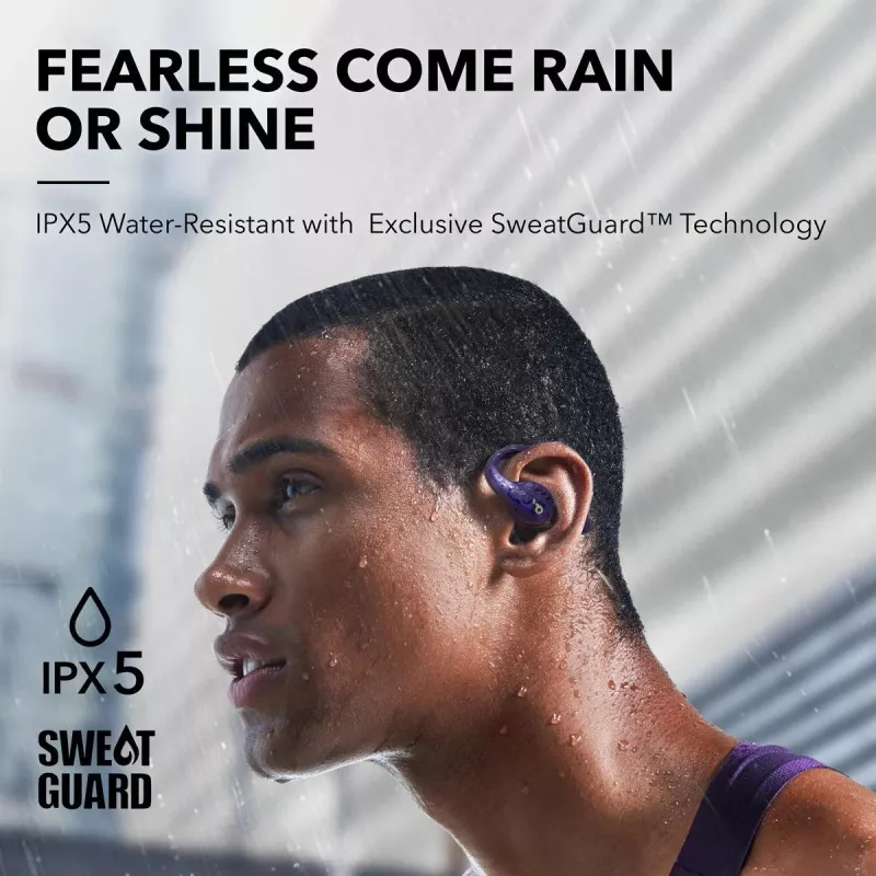 ANKER Earbuds - Soundcore Aerofit Pro - Electric fioletowy