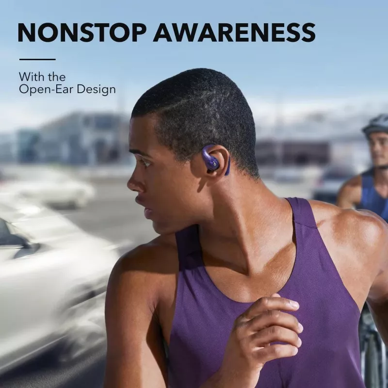 ANKER Earbuds - Soundcore Aerofit Pro - Electric fioletowy