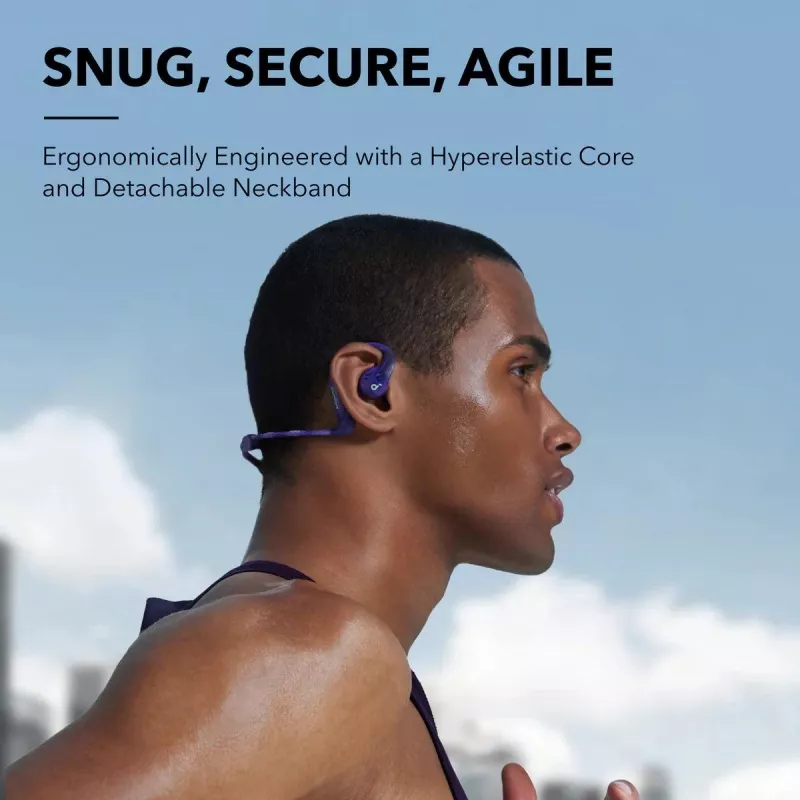 ANKER Earbuds - Soundcore Aerofit Pro - Electric fioletowy