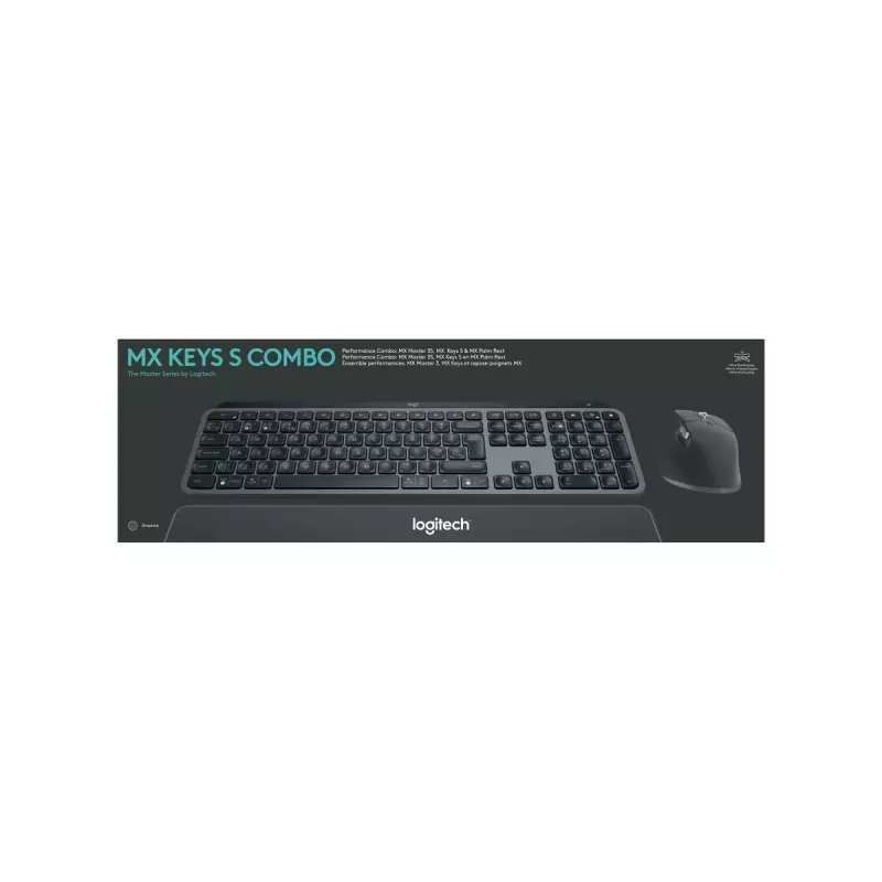 LOGITECH Mx Keys S Combo - Graphite - Qwerty US/Int'l