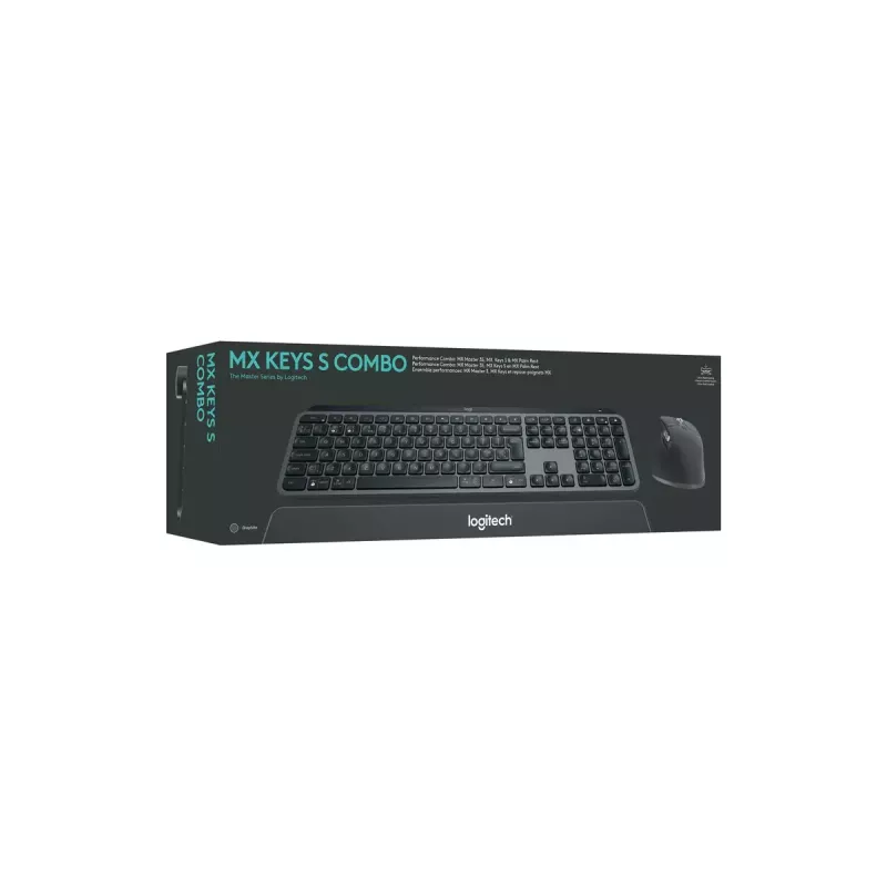 LOGITECH Mx Keys S Combo - Graphite - Qwerty US/Int'l