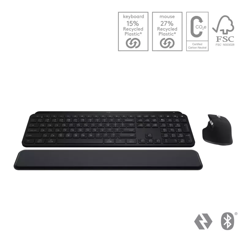 LOGITECH Mx Keys S Combo - Graphite - Qwerty US/Int'l