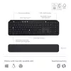 LOGITECH Mx Keys S Combo - Graphite - Qwerty US/Int'l
