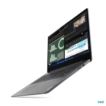 Lenovo V17 G4 IRU Intel® U U300 Laptop 43,9 cm (17,3 cala) Full HD 8 GB DDR4-SDRAM 512 GB SSD Wi-Fi 6 (802.11ax) Windows 11 Home German szary