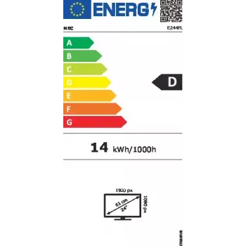 Monitor komputerowy NEC MultiSync E244FL 61 cm (24 cale) 1920 x 1080 pikseli Full HD LCD Biały