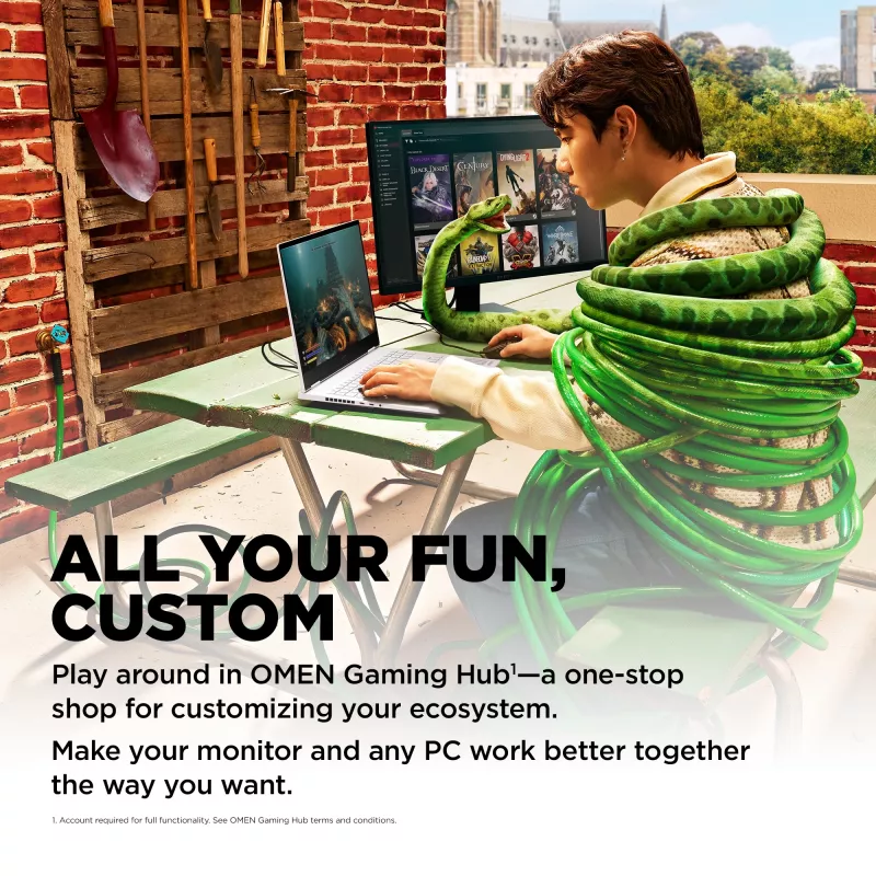 Monitor gamingowy OMEN by HP 23,8 cala FHD 165Hz - OMEN 24