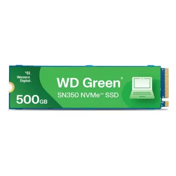 DYSK SSD WESTERN DIGITAL - WD zielony SN350 - 500 GB - PCIe Gen3 x4 - M.2 2280 - TLC
