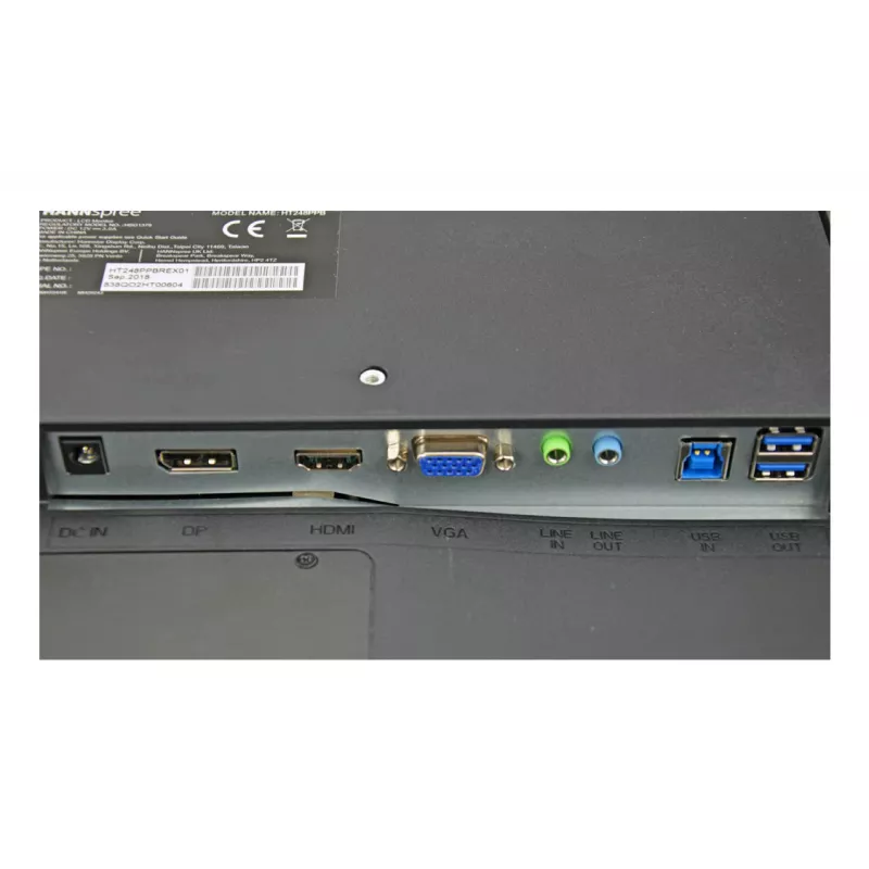 Monitor komputerowy Hannspree HT 248 PPB 60,5 cm (23,8 cala) 1920 x 1080 pikseli Full HD LCD Dotykowy Na biurko Czarny