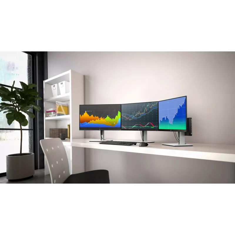 Monitor HP E-Series E24 G4 FHD, 60,5 cm (23,8 cala), 1920 x 1080 pikseli, Full HD, LCD, 5 ms, Czarny