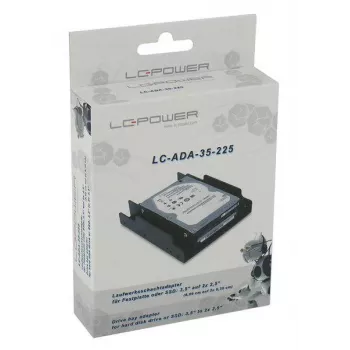 LC-POWER Adapter do dysków twardych 2x 2,5 inch na 3,5 inch, czarny - Lc-d-35-225