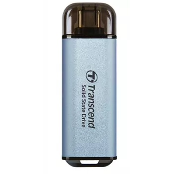 TRANSCEND Esd300c - 1TB przenośny dysk SSD - USB Type-C - pamięć 3D NAND - błękitny