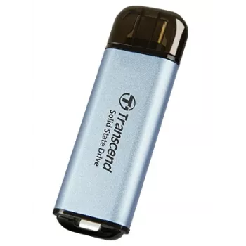 TRANSCEND Esd300c - 1TB przenośny dysk SSD - USB Type-C - pamięć 3D NAND - błękitny