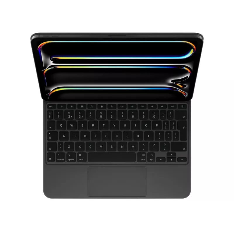 APPLE Magic Keyboard dla iPada Pro 11-calowy (M4) - Czarny - Brytyjski Angielski
