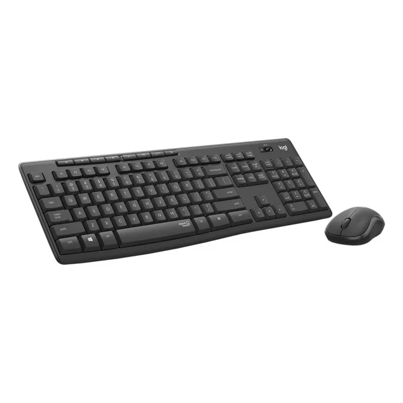 LOGITECH MK295 Bezprzewodowy zestaw cichej klawiatury i myszy - Grafit - Qwertz Swiss/Lux