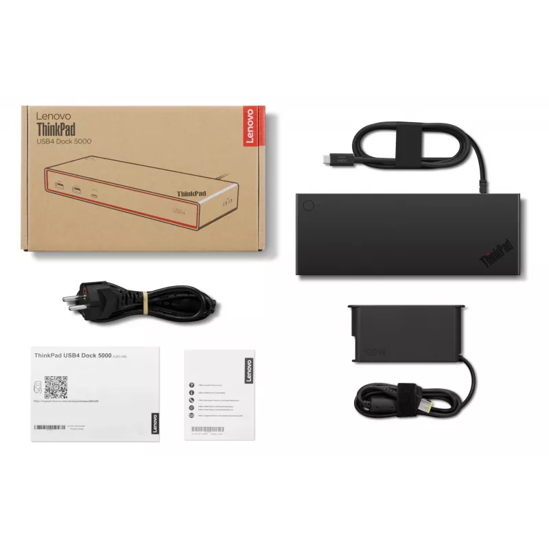 Lenovo ThinkPad USB4 Dock 5000 Wired Thunderbolt 4 Czarny