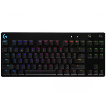 Klawiatura mechaniczna dla graczy LOGITECH G PRO Czarna Qwerty Pan Nordic