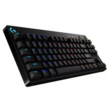 Klawiatura mechaniczna dla graczy LOGITECH G PRO Czarna Qwerty Pan Nordic