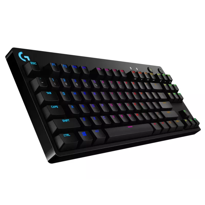 Klawiatura mechaniczna dla graczy LOGITECH G PRO Czarna Qwerty Pan Nordic
