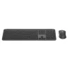 LOGITECH Signature cienki Combo Mk950 - Bezprzewodowa klawiatura / mysz - grafitowa - Qwerty US/Int'l