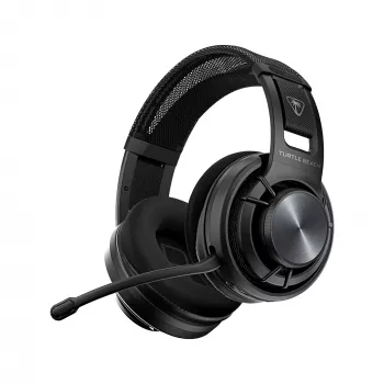 Bezprzewodowy zestaw słuchawkowy do gier PC Turtle Beach Atlas Air Wireless Open Back z 24-bitowym dźwiękiem hi-fi, studyjnym mikrofonem, pływającą muszlą, poduszkami z pianki memory i łącznością Bluetooth dla PC