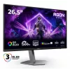 Monitor komputerowy AOC AGON PRO AG276QKD2 67,3 cm (26,5 cala) 2560 x 1440 pikseli Quad HD QD-OLED Czarny, Szary