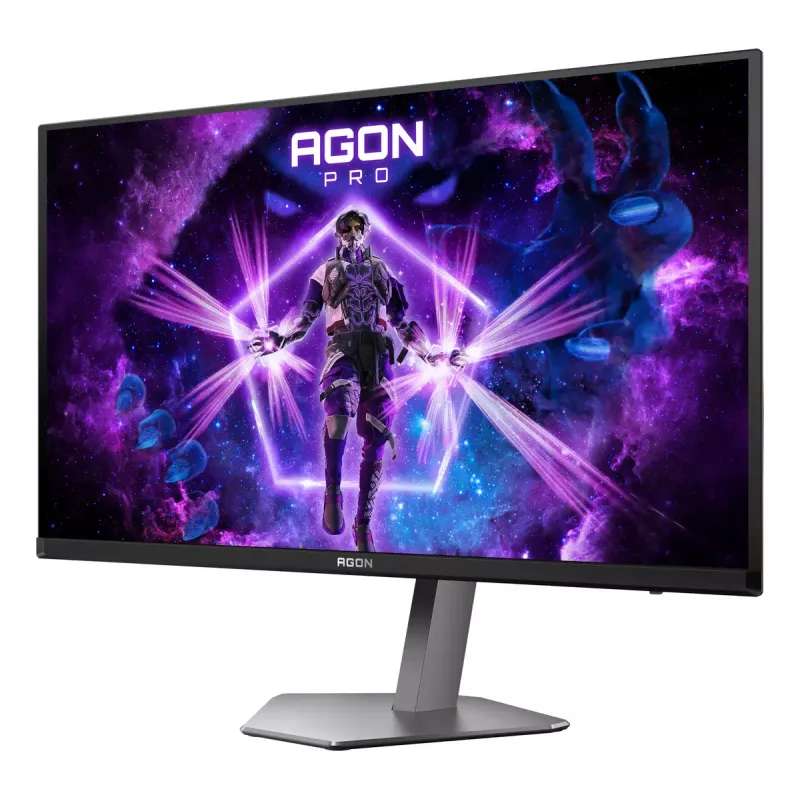 Monitor komputerowy AOC AGON PRO AG276QKD2 67,3 cm (26,5 cala) 2560 x 1440 pikseli Quad HD QD-OLED Czarny, Szary